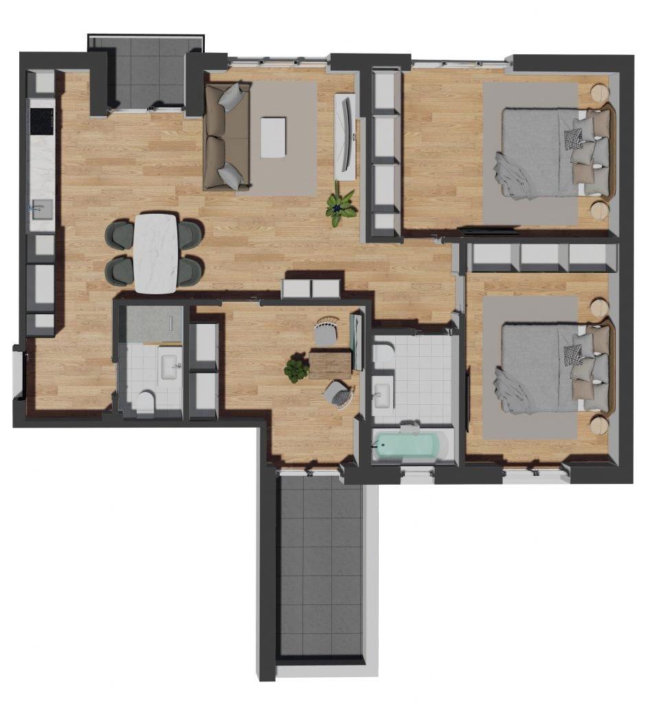 Apartament - Floresti